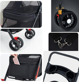 🐾 GUHPZA Haustier-Buggy "Nero"