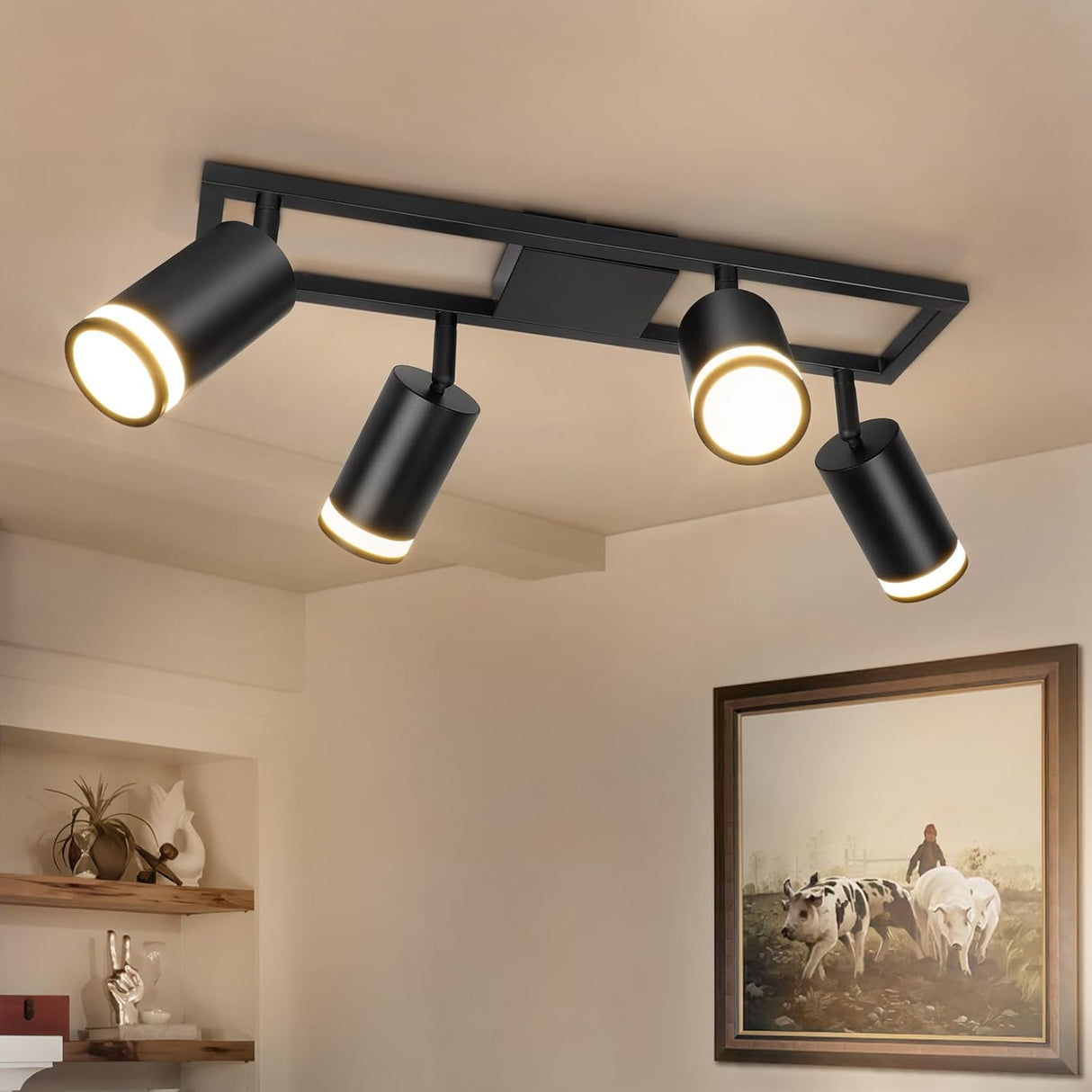 💡 Dehobo LED Deckenstrahler 4-flammig