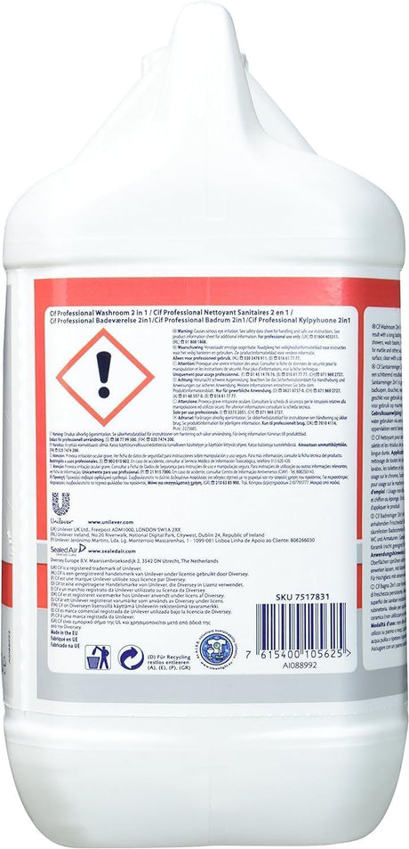 🌟 Cif Pro Formula Badreiniger 2in1 – Reiniger & Entkalker, 5 L 🌟