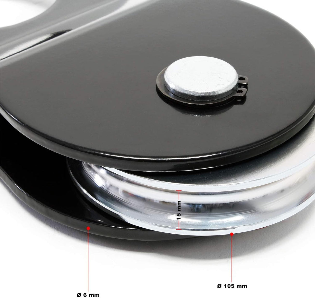 ⚙️ Wiltec Umlenkrolle 10 t mit Verdrehschutz – B-Ware!