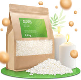 🕯️ molinoRC Sojawachs 1,8 kg – Kerzenwachs pflanzlich DIY Premium - neu
