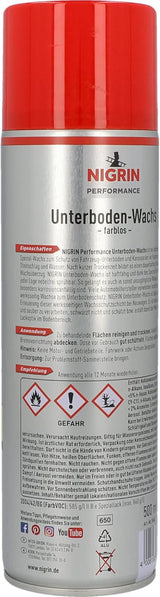 🚗 NIGRIN Performance Unterboden Wachs 500ml