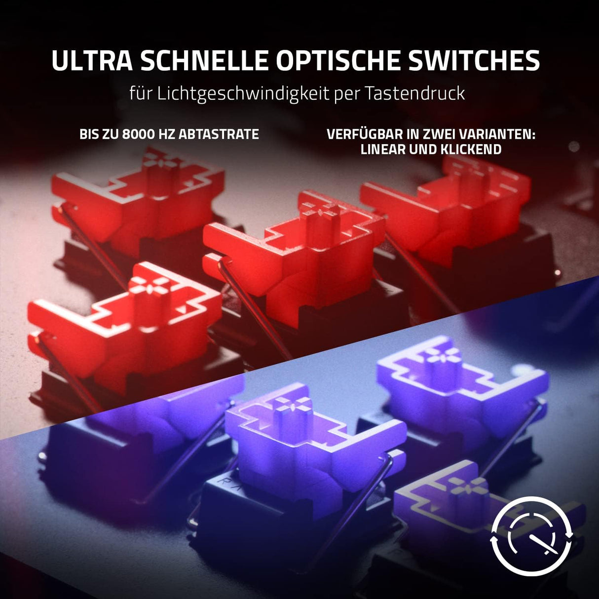 ⏱️ Razer Huntsman V2 (Red Switch) – B-Ware!