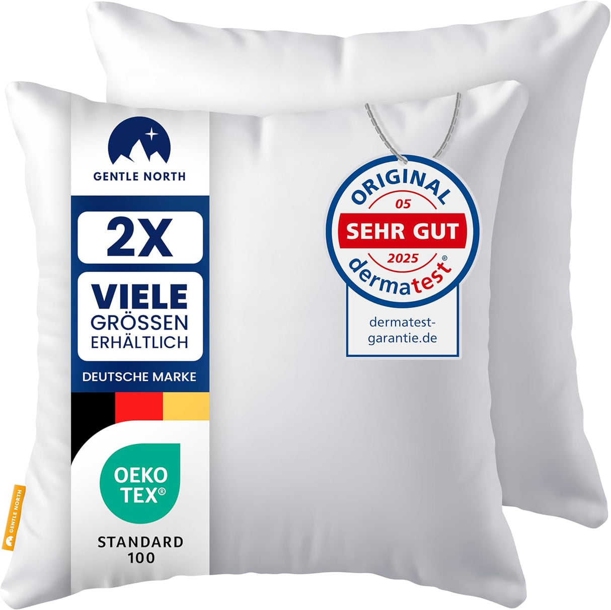 🛏️ Gentle North Kissen 2er-Set 45x45 cm