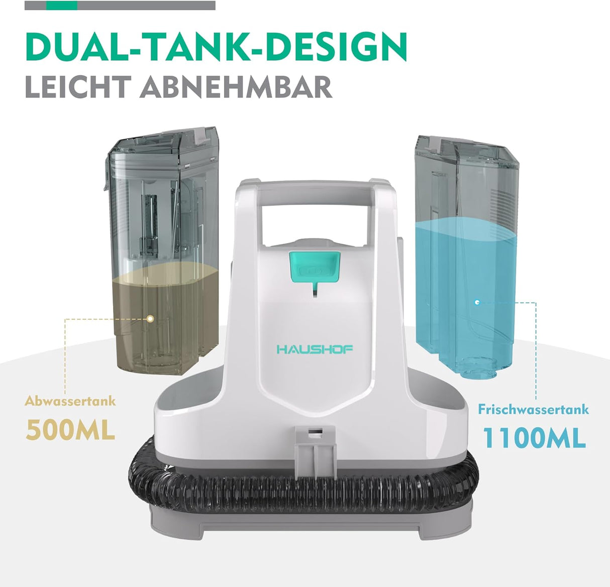 🧼 HAUSHOF Waschsauger Teppichreiniger 400W – B-Ware!