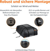 🌟 Amazon Basics - Dachgepäckträger-Tasche, Schwarz, 425 Liter 🌟