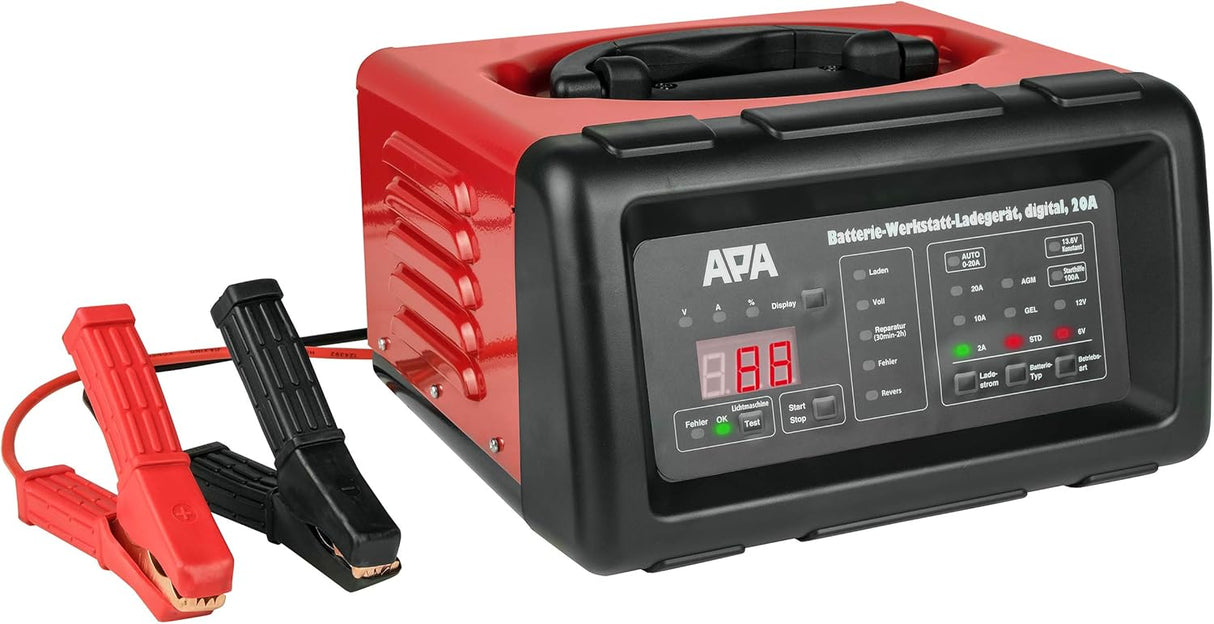 🧰 APA Werkstattladegerät 12V/6V 20A