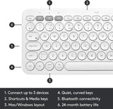 ⌨️ Logitech K380 Multi-Device Tastatur – Weiß