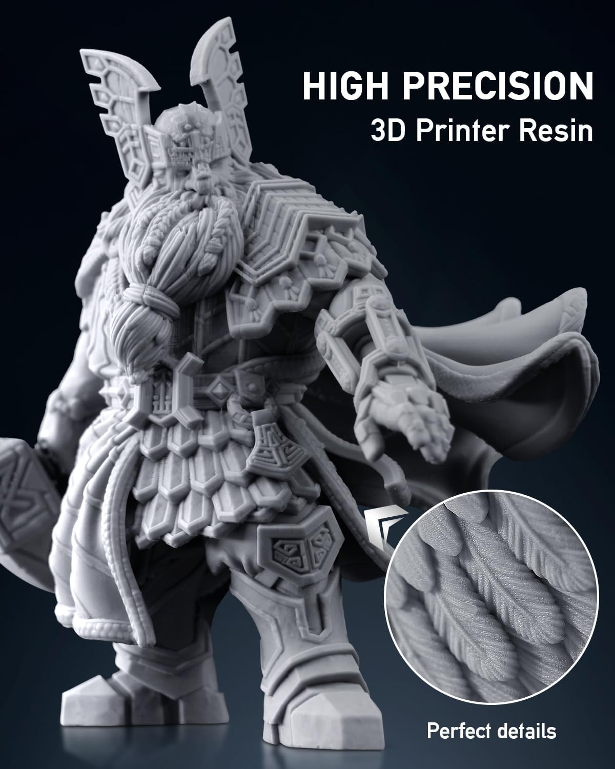 SUNLU ABS-Like 3D Drucker Resin – 1 kg, Schwarz, 405 nm UV-härtend