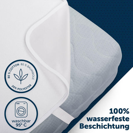 🌟 Blumtal® Matratzenschoner 200 x 200 cm – Oeko-Tex zertifiziert 🌟