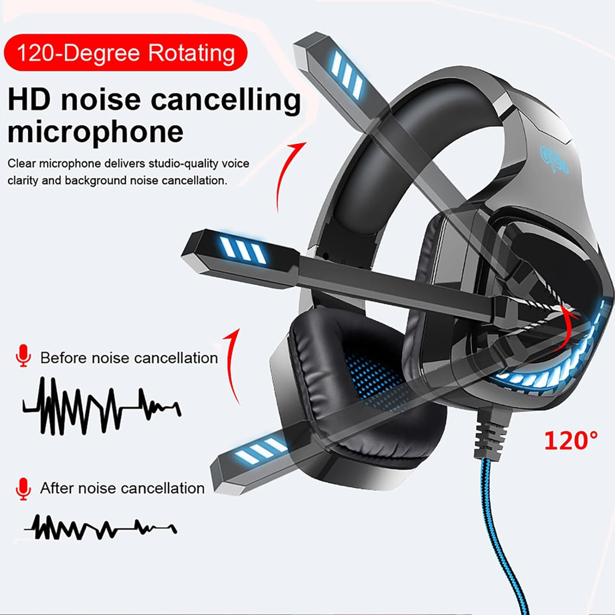 🎧 OVLENG Gaming Headset GT97 – PS4/PS5/PC (B-Ware)