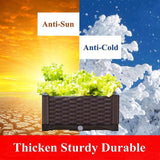 🌱 GCSQF Hochbeet mit 3 Pflanzgefäßen