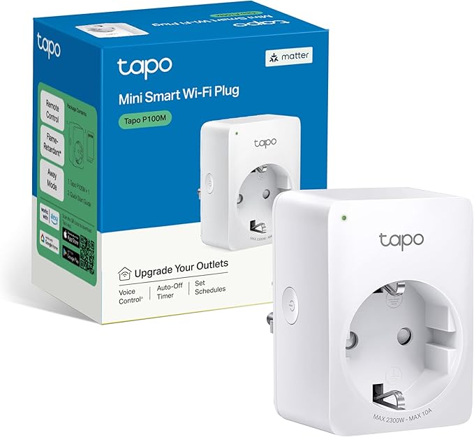 🔌 Tapo P100M Mini Smart Wi-Fi Stecker – Matter, Alexa/Siri/Google - B-Ware