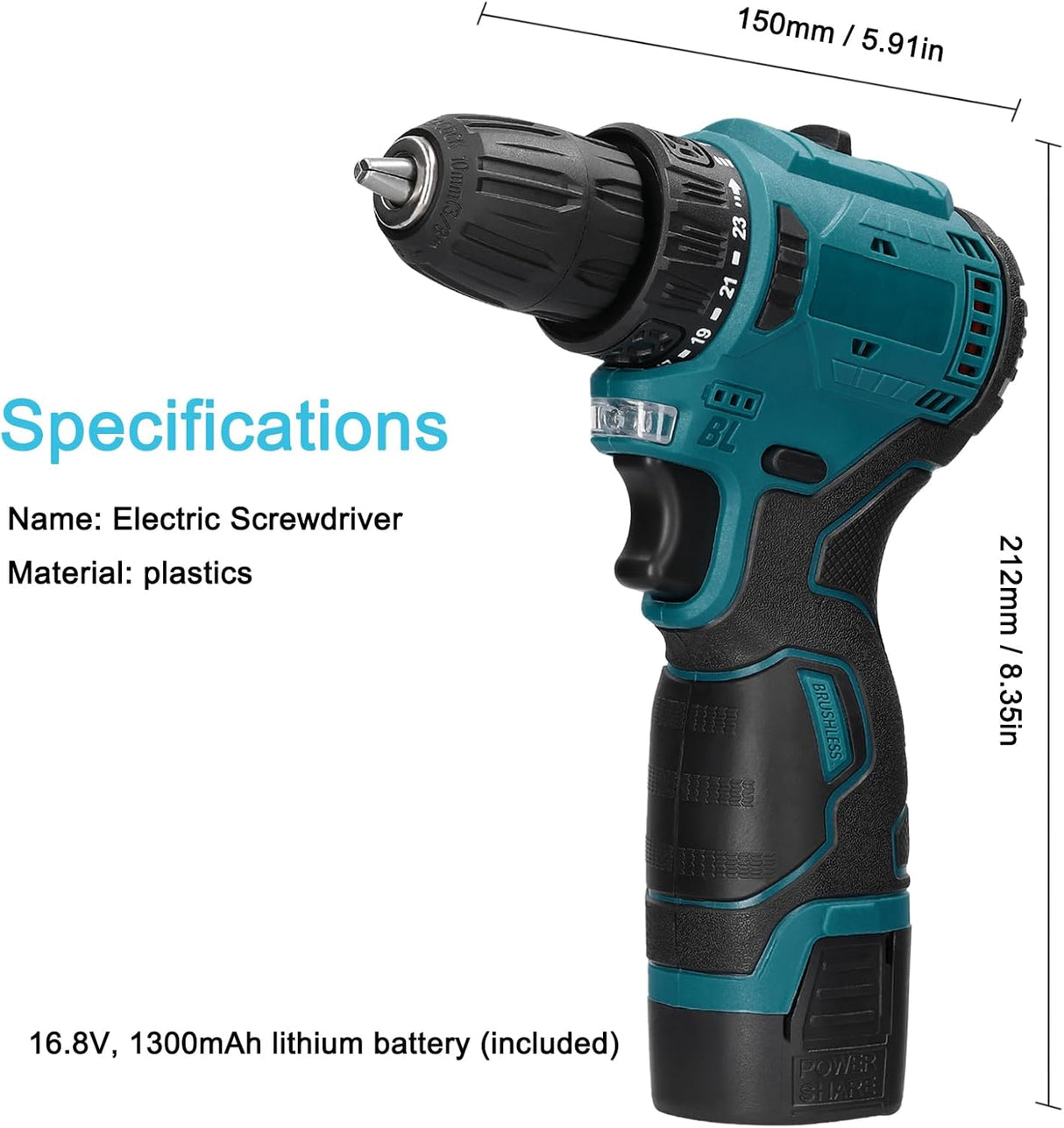 🔧 Weytoll 16,8V Akku-Bohrschrauber – B-Ware!