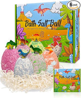 🦖 Badebomben Kinder Set mit Dino-Überraschung – 6 Düfte, 110 g, neu