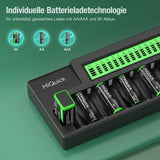 HiQuick Akku-Ladegerät AA / AAA / 9V (B-Ware)