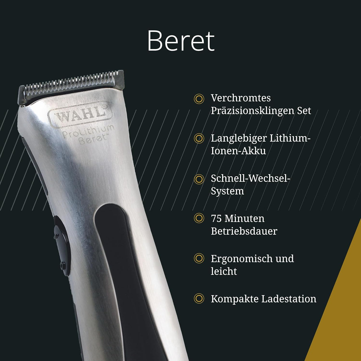 💇‍♂️ Wahl ProLithium Beret Haarschneidemaschine – B-Ware!
