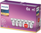 💡 Philips LED Classic GU10 – 6er Pack, warmweiß, 50W Ersatz - B-Ware