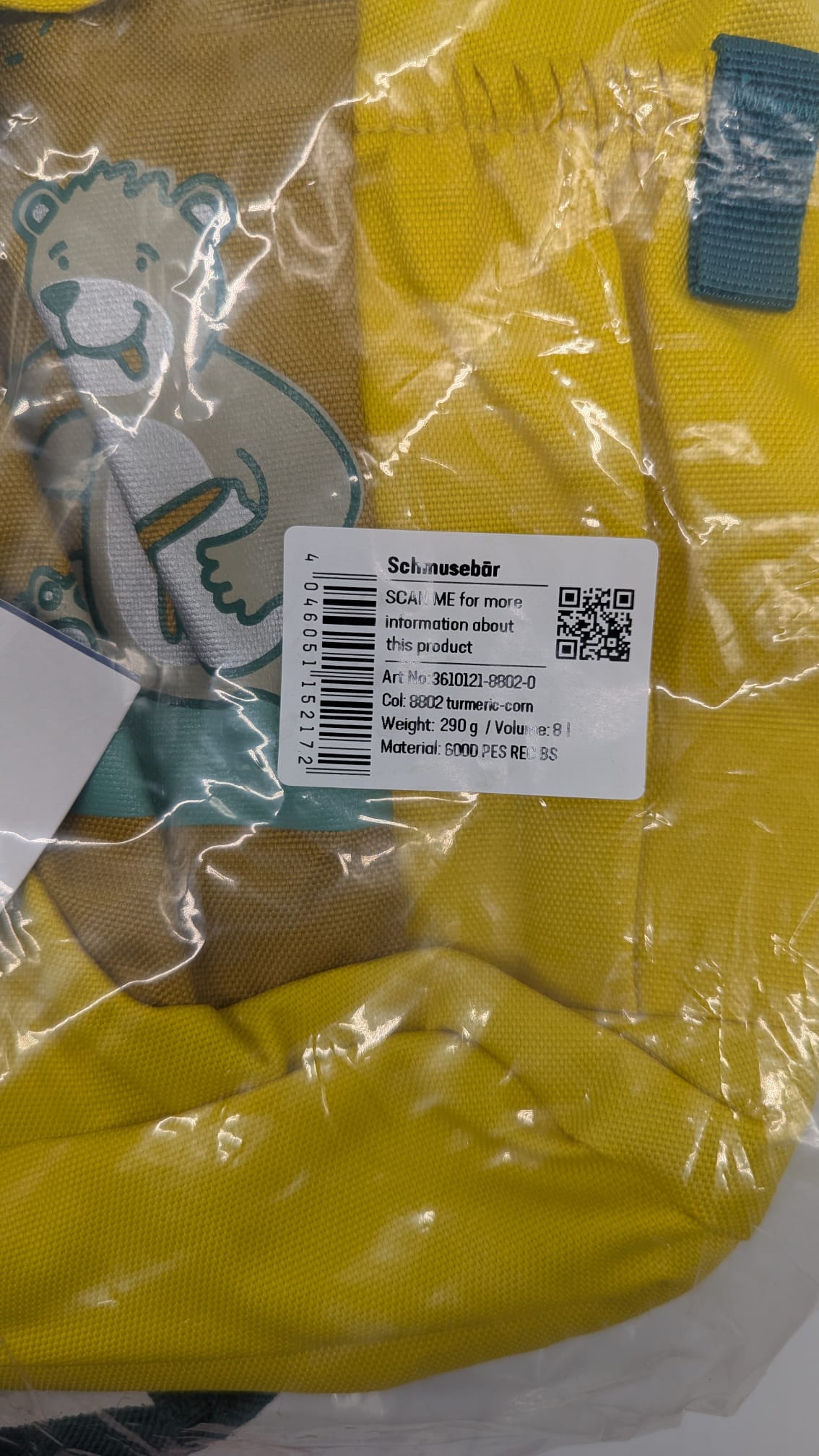 🎒 Deuter Kinderrucksack „Schmusebär“ – turmeric-corn | 8 L - NEU