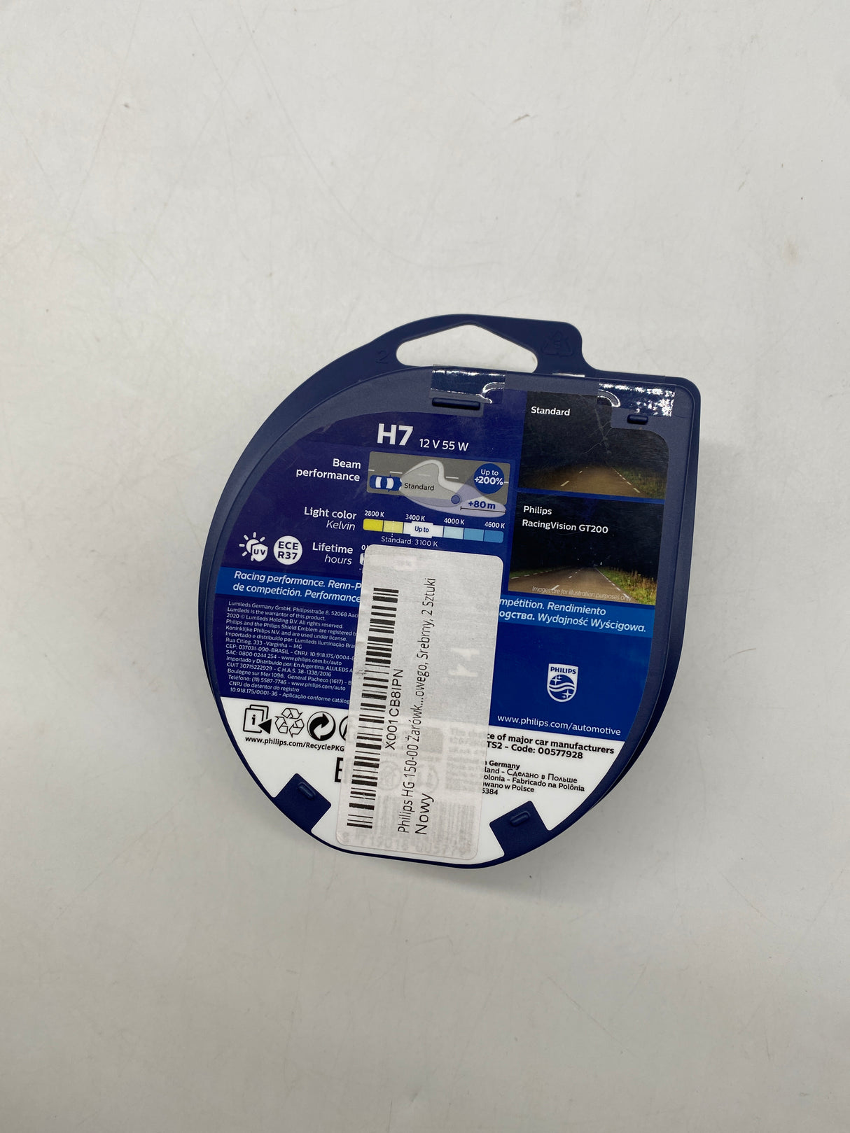 🔧 Philips RacingVision GT200 H7 Scheinwerferlampen – +200% mehr Licht!