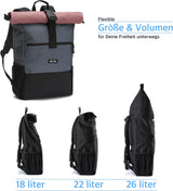 🌟 Ela Mo Rucksack Damen – Schön, Komfortabel und Durchdacht (18 L, Farbe: Salmon) 🌟