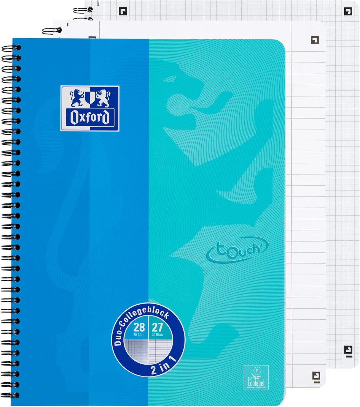 📘 Oxford Collegeblock Touch A4, 3er Pack