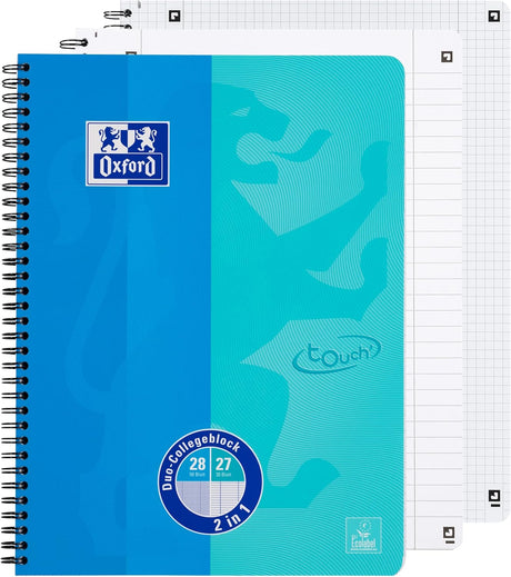 📘 Oxford Collegeblock Touch A4, 3er Pack