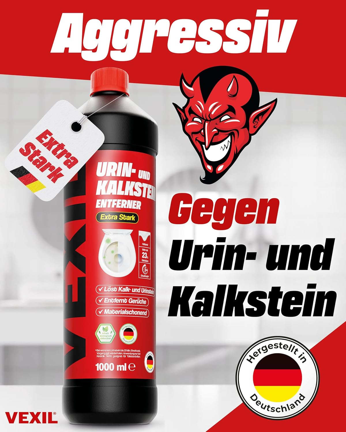 🚽 VEXIL® Urinsteinentferner 1 L