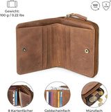 Berliner Bags – Vintage Geldbörse „Sara“ (Braun)