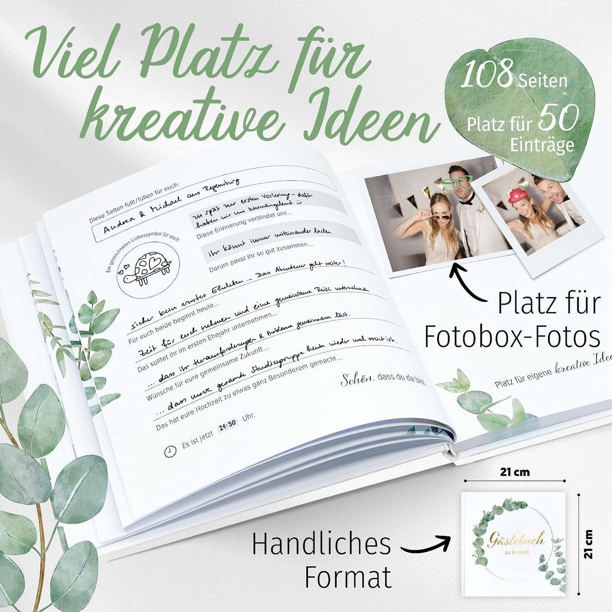 💍 Gästebuch zur Hochzeit – „Deine Traumhochzeit“ ✨