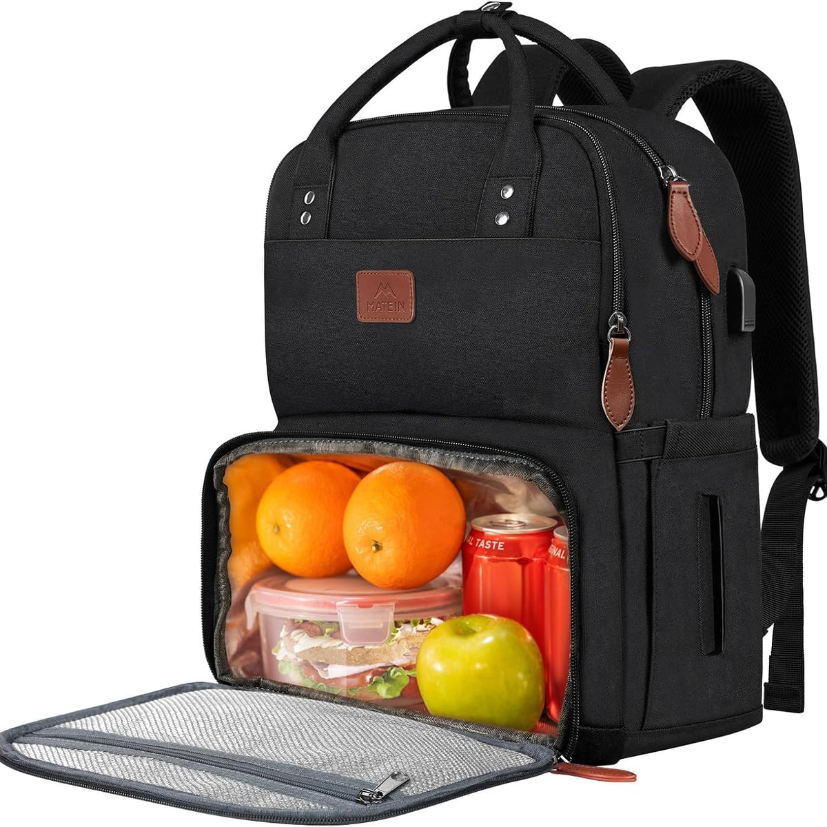 🌟 MATEIN Laptop Lunch Rucksack – 17 Zoll – Maschinenbau Hanstein