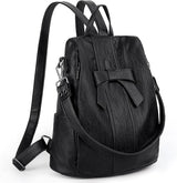 🎀 UTO Damen-Rucksack Schwarz
