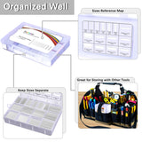 Industrieller Schrumpfschlauch-Kit – 14 Größen, Weiß, Schrumpfverhältnis 2:1