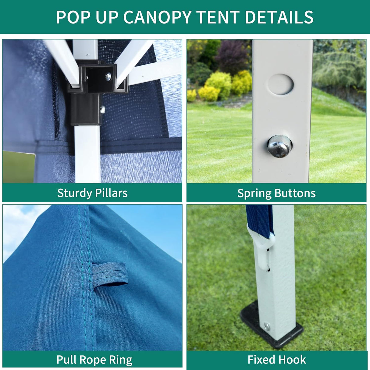 ⛺ YITAHOME Pop-Up Pavillon 3×3 m