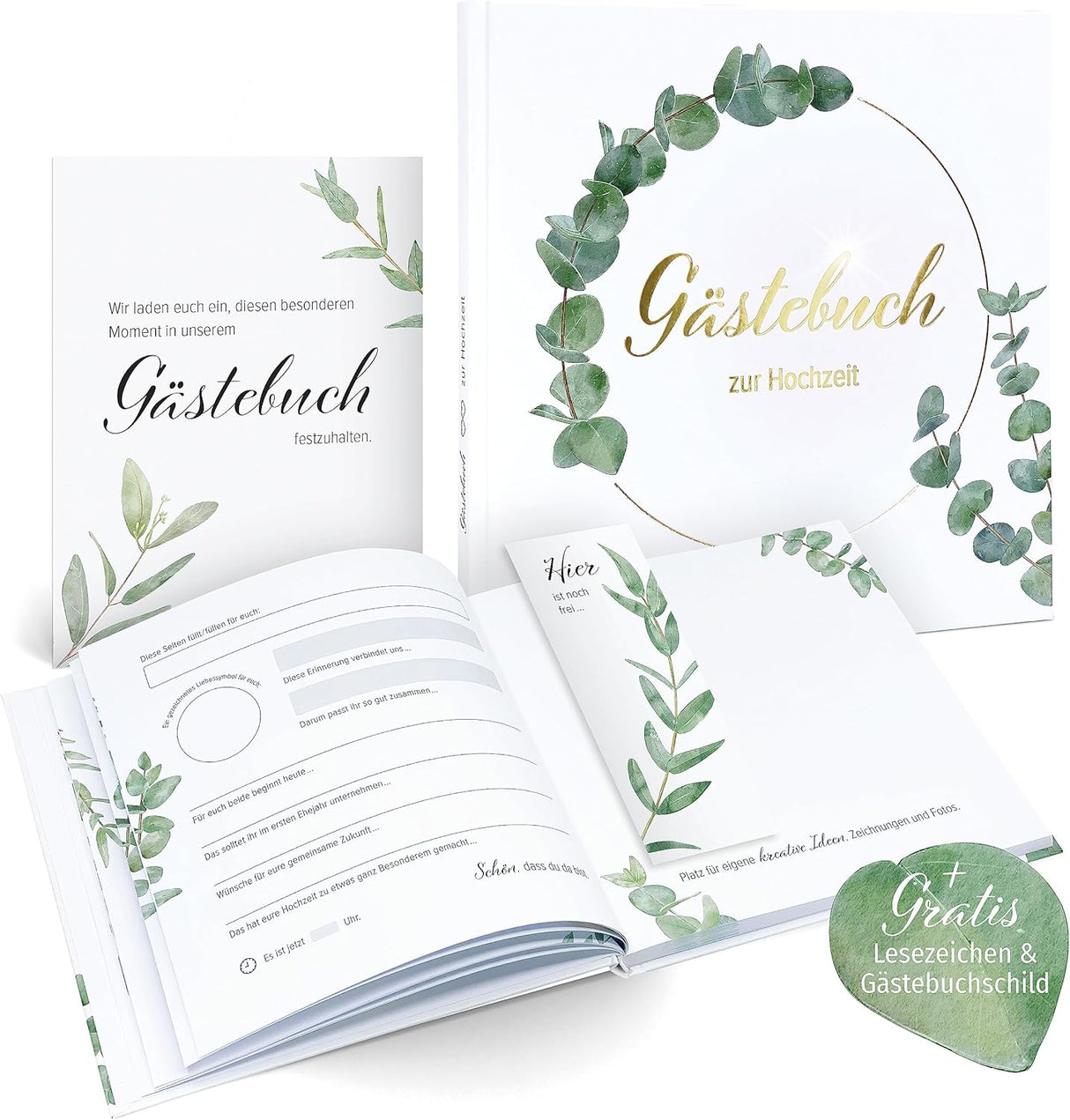 💍 Gästebuch zur Hochzeit – „Deine Traumhochzeit“ ✨