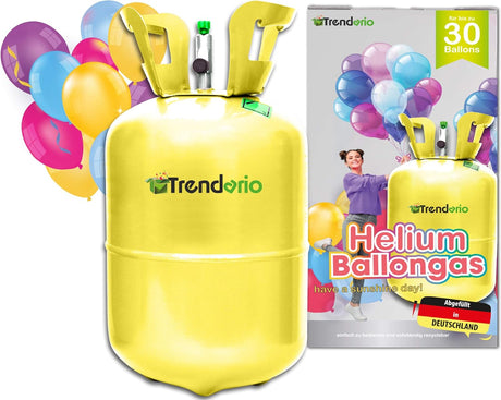 🎈 Trendario Helium Gasflasche 30 Ballons