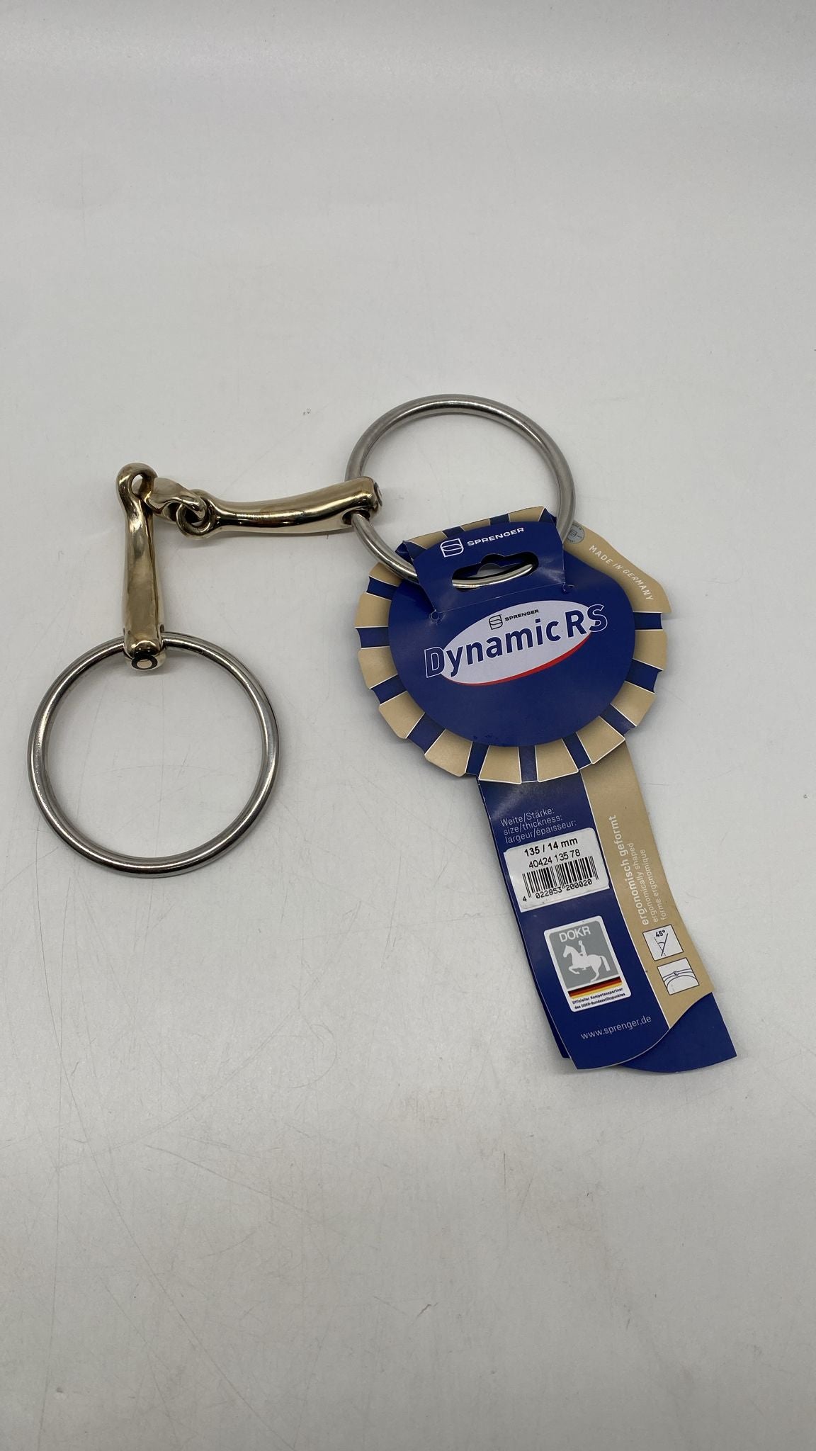 🐴 Sprenger Dynamic RS Wassertrense Sensogan – 135/14 mm, doppelt gebrochen - B-Ware