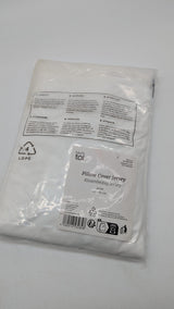 🛏️ Blumthal Jersey Kissenbezug – Weiß | 40 × 80 cm - NEU