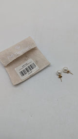 💎 Elegante Perlen-Ohrstecker – Weiß 10 mm | 18K vergoldeter 316L Edelstahl - NEU