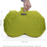 🧘‍♀️ BODYMATE Yogakissen Halbmond – Olive