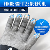 LauterSchutz Schnittschutzhandschuh aus Edelstahl-Draht (Größe XL)