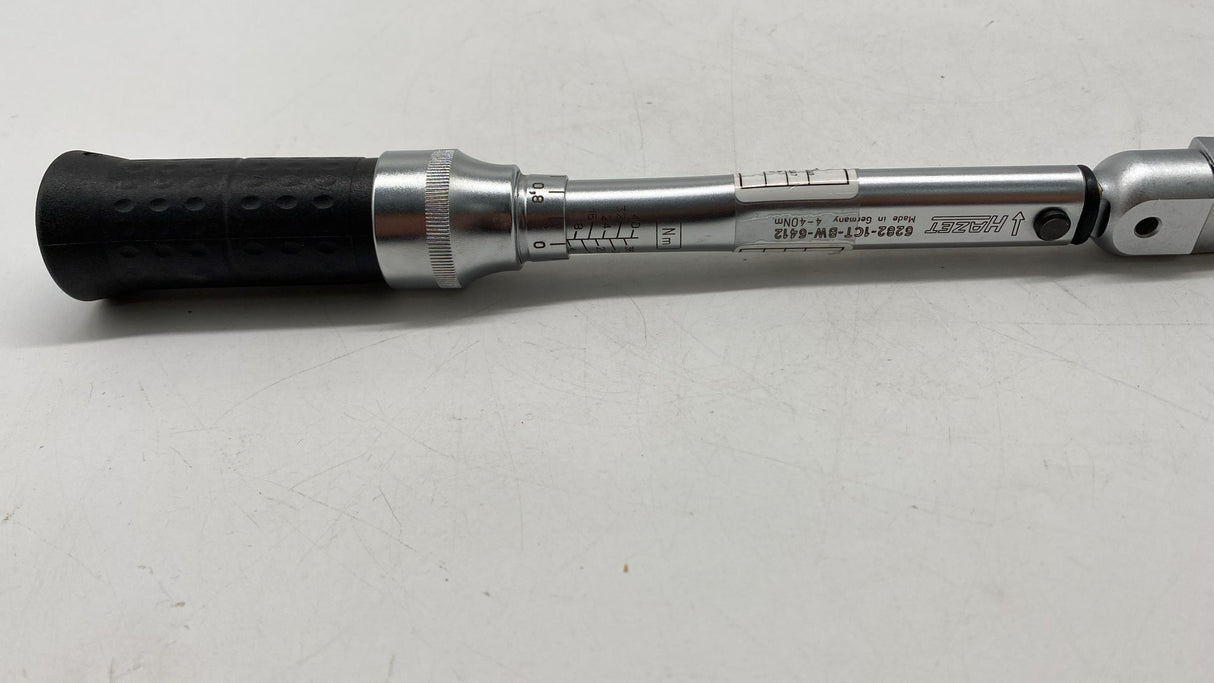 HAZET Drehmomentschlüssel 6282-1CT · 4–40 Nm 3/8 Zoll inkl. Aufsatz