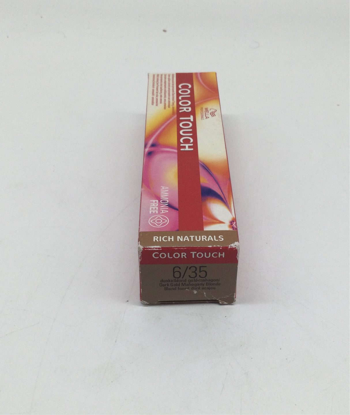 🌟 Wella Color Touch 6/35 – Dunkelblond Gold-Mahagoni, 60 ml (B-Ware)