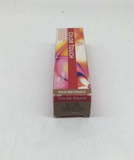🌟 Wella Color Touch 6/35 – Dunkelblond Gold-Mahagoni, 60 ml (B-Ware)