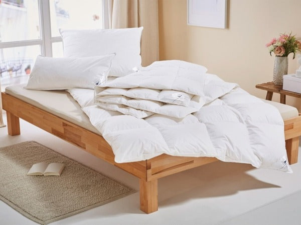 HÄUSSLING Federkopfkissen 40x80 cm – 550 g – hochwertiges Daunenkissen