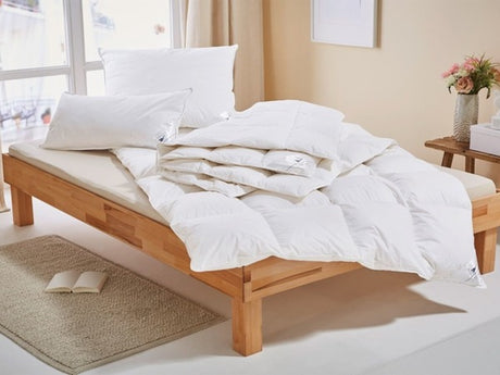 HÄUSSLING Federkopfkissen 40x80 cm – 550 g – hochwertiges Daunenkissen