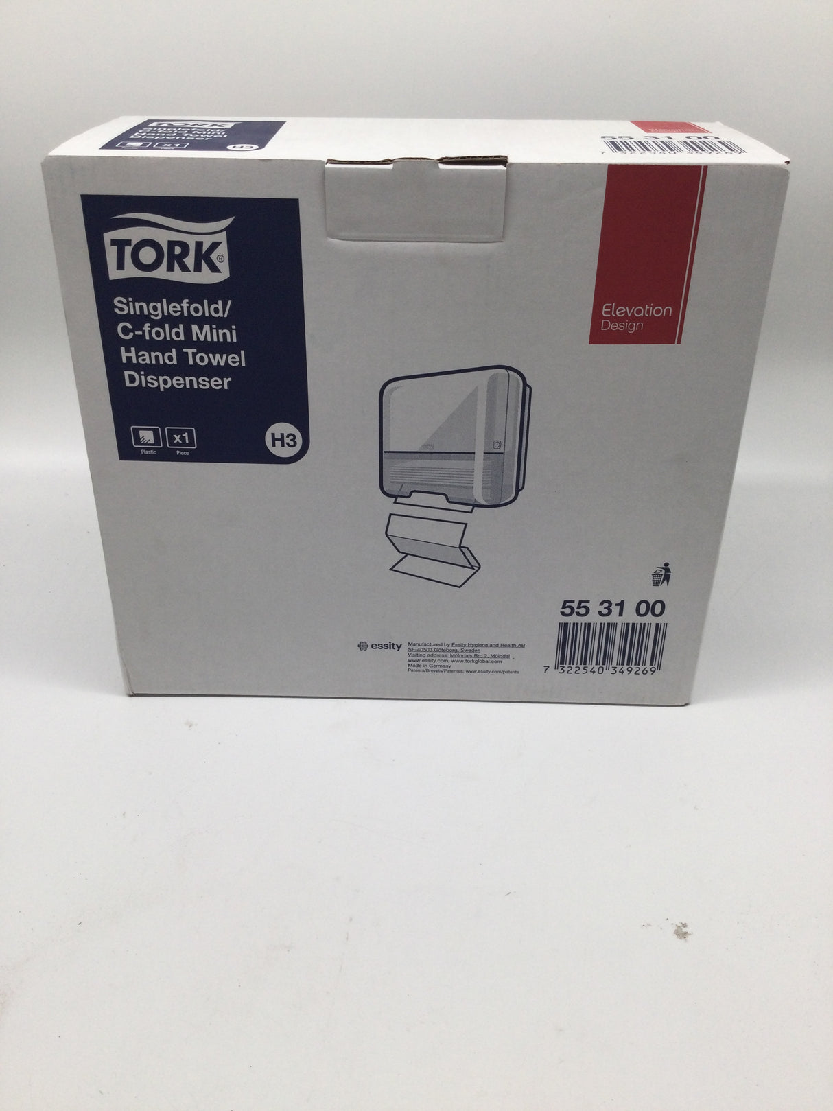 TORK Papierhandtuchspender C-Fold Mini H3 Hygienisch und praktisch