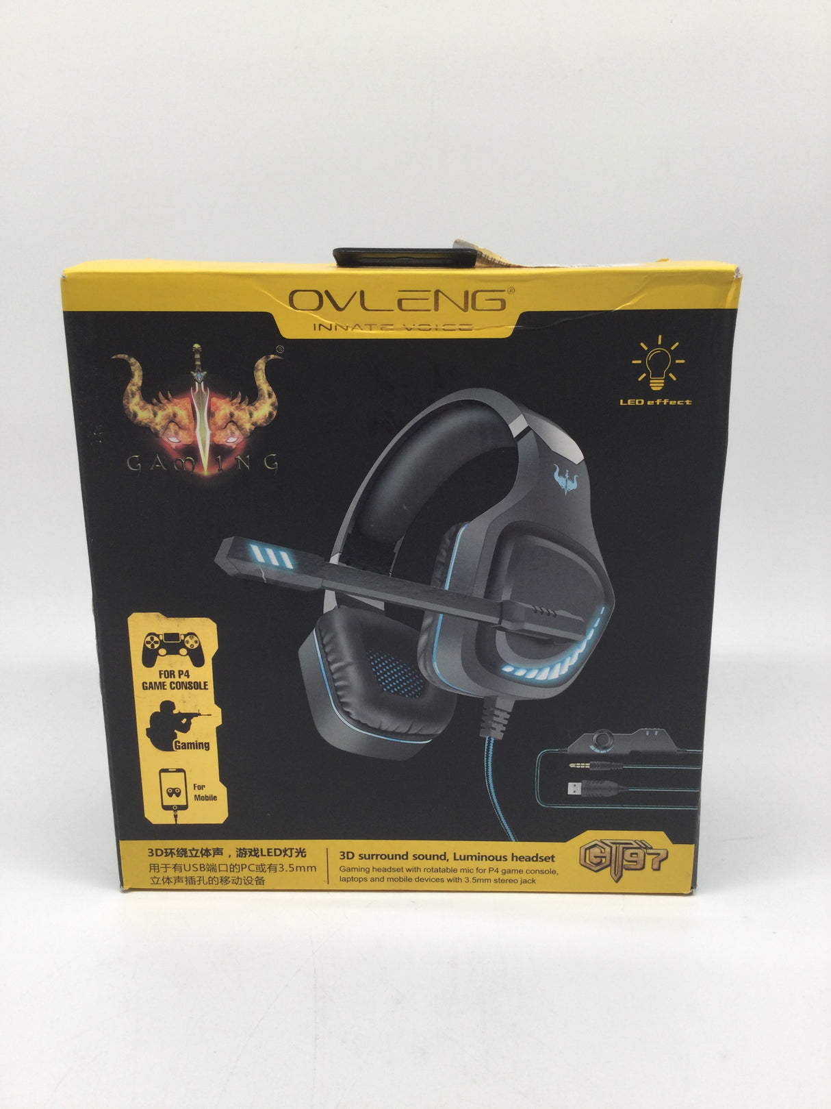 🎧 OVLENG Gaming Headset GT97 – PS4/PS5/PC (B-Ware)