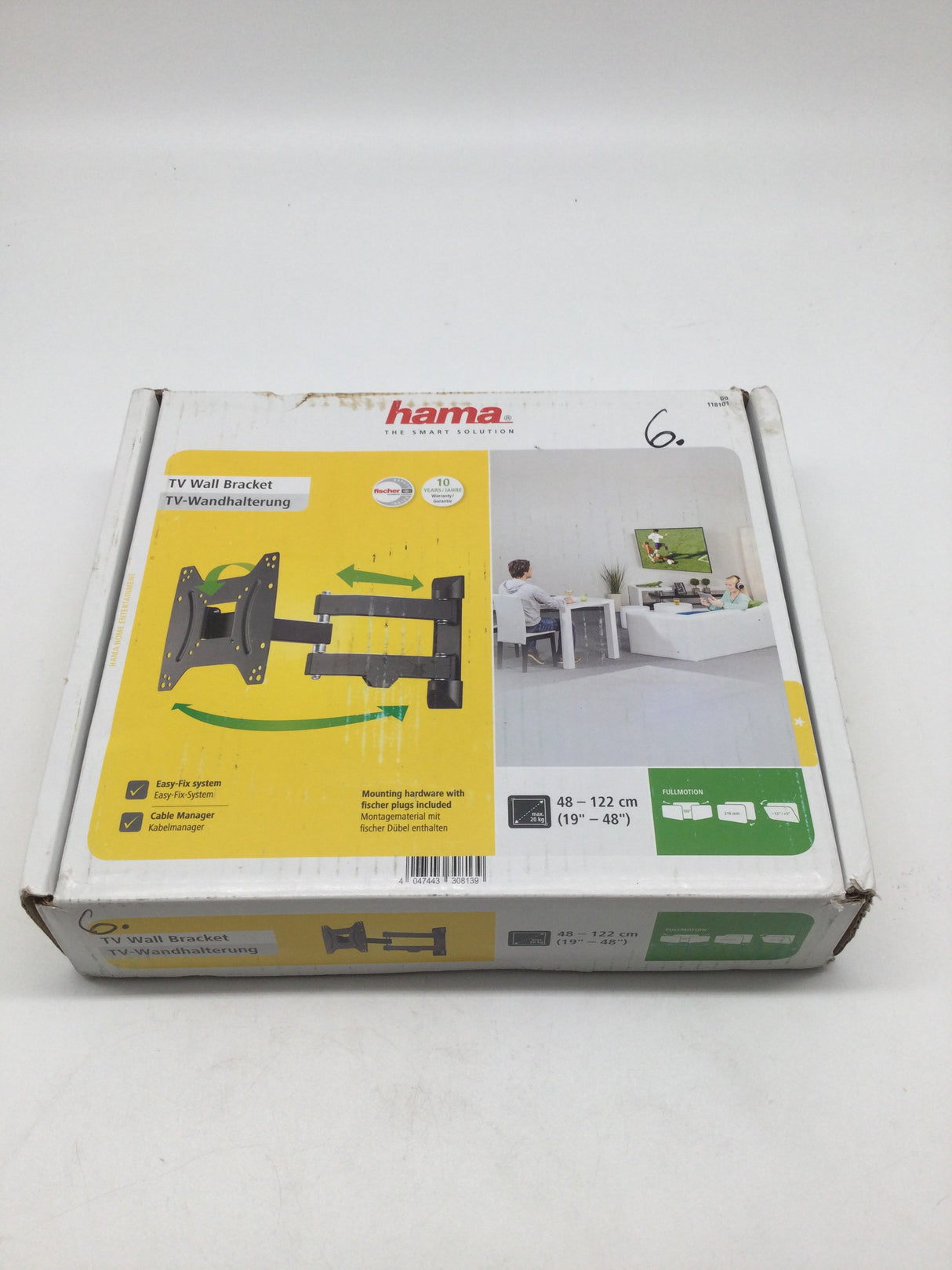 🌟 Hama TV-Wandhalterung 118101 Fullmotion – B-Ware