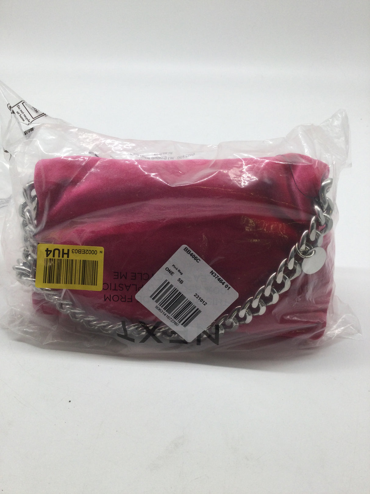 🌟 Next Velvet Chain Bag – B-Ware